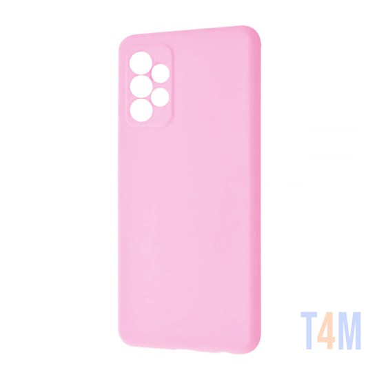 Capa de Silicone Macio para Samsung Galaxy A72 5g Rosa